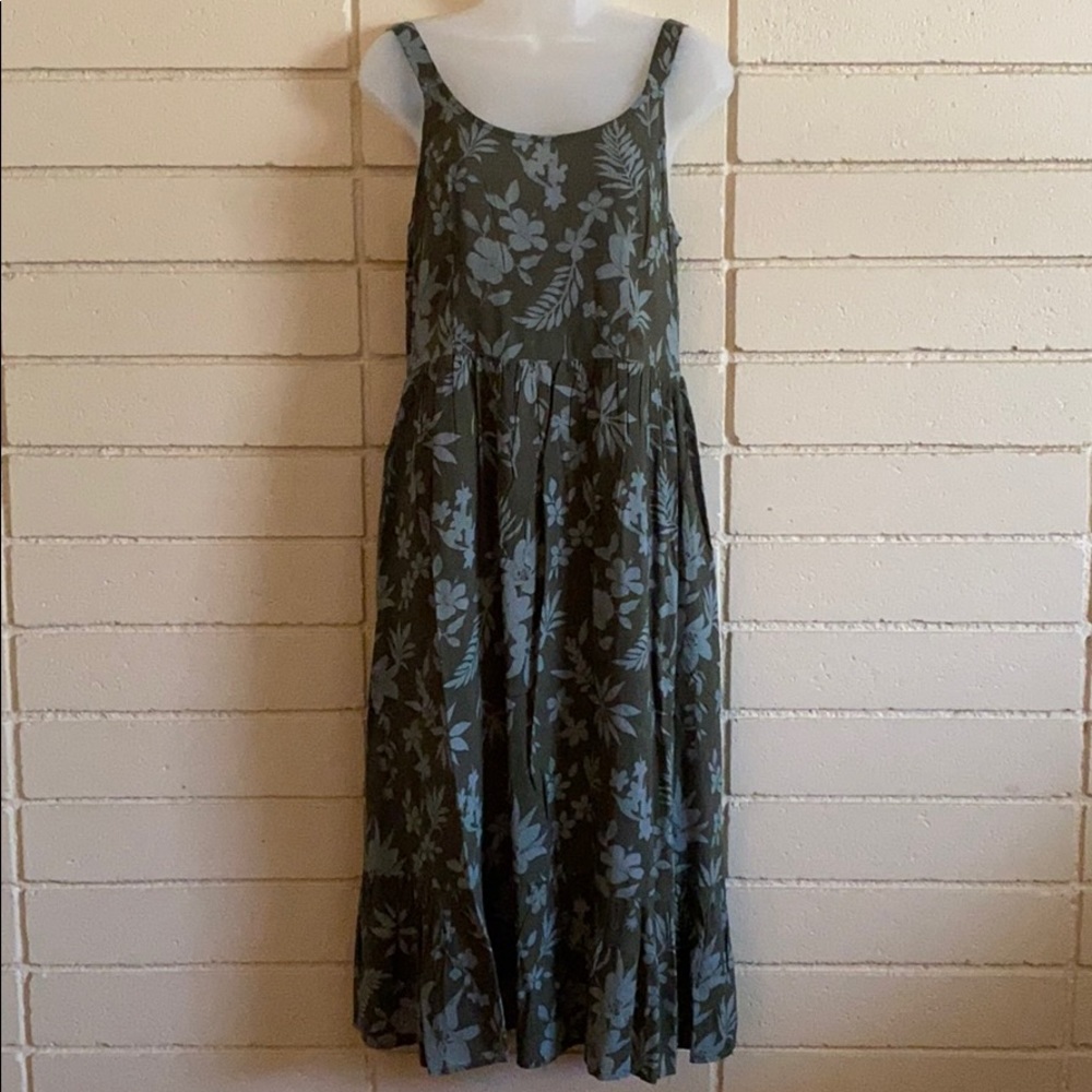 Sonoma green Hawaiian print dress - NWT - size M